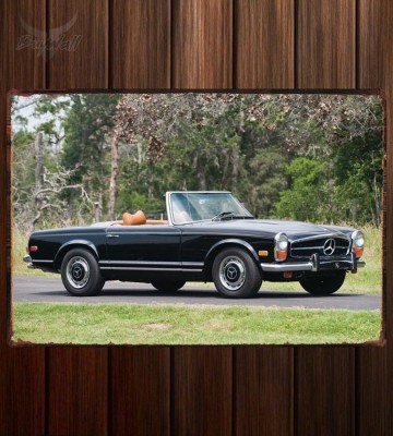 Металлическая табличка Mercedes-Benz 280 SL US-spec (W113)